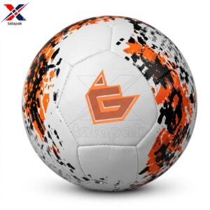 Custom printed footballs for corporate sports promotions