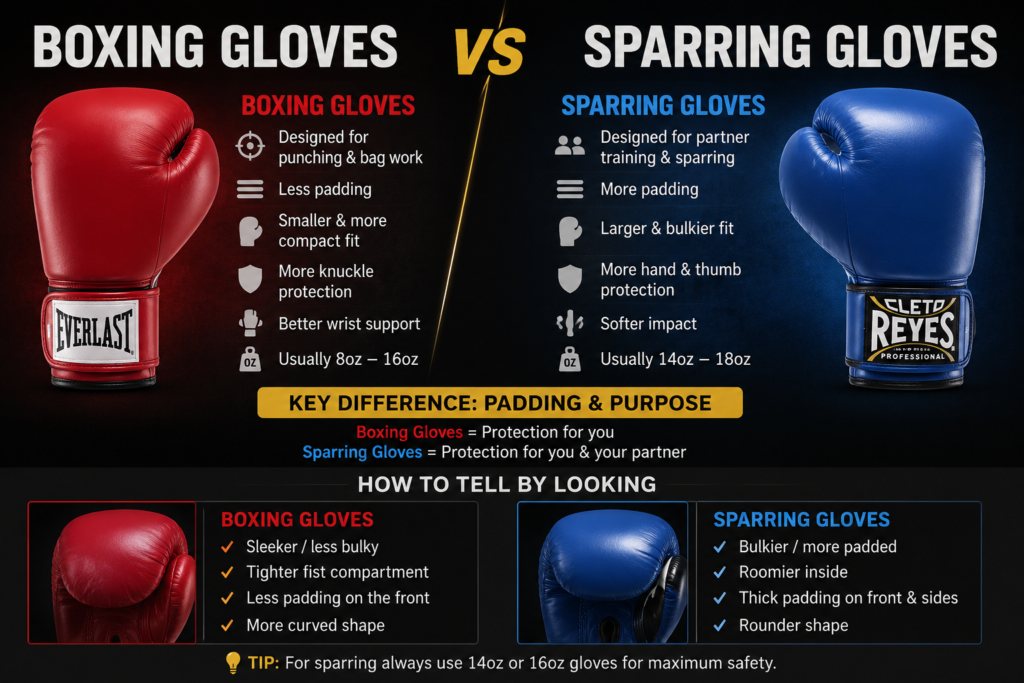 The Ultimate Guide to Boxing Gloves vs. Sparring Gloves